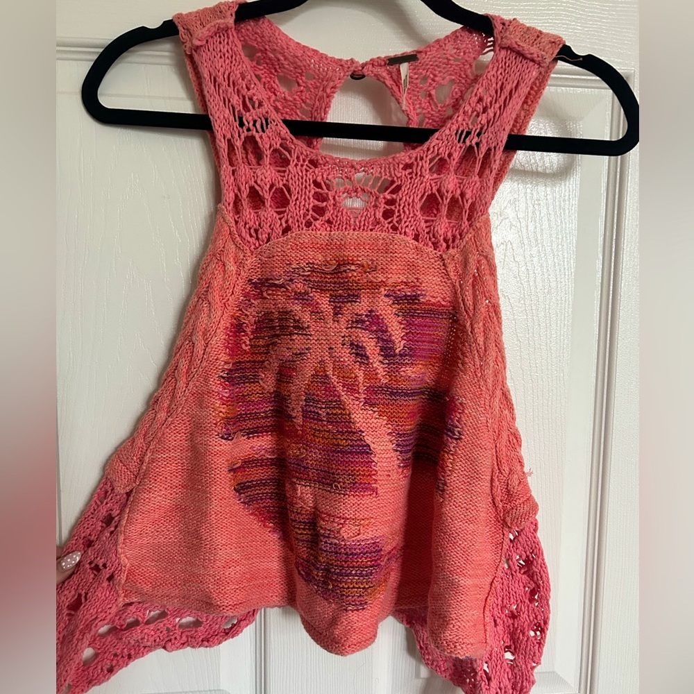 Free people crochet top